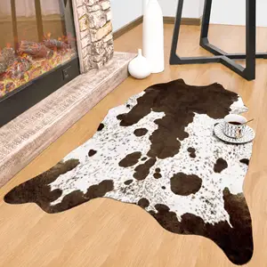 שטיחים cowhide חום לבן שטיחים באזור שטיח
