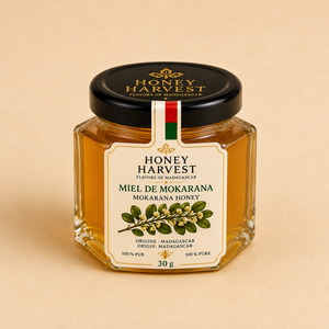 <b>Honey</b> Harvest Premium Infused <b>Honey</b> Golden Mini Jar 30g Madagascar Origin Vanilla Ginger Turmeric Cardamom Cinnamon Mason Jar - Product Image 4