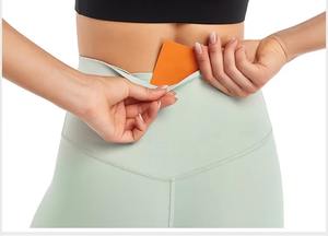 oga <b>Leggings</b> for Women Solid Breathable Fabric With Side <b>Stripe</b> and Pockets Suit Sportwear Gym Fitness <b>Legging</b> - Product Image 2