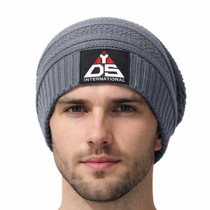 Gorro de Punto Holgado Unisex para Invierno, Gorro Cálido de Acrílico Suave para Hombre y Mujer, Gorro de Invierno con Logotipo Personalizado - Product Image 1