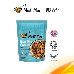 ปลาแอนโชวี่ทอดกรอบรสเผ็ด อิกันบิลิส โกเรง-ฮาลาล อาหารทะเลขบเคี้ยว - Product Image 3