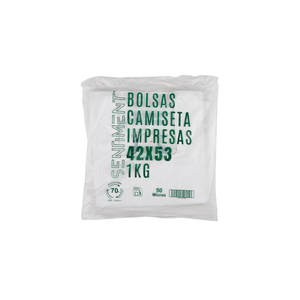 Bolsa de Plástico Reciclado al 70% para Camisetas, 42x53cm, 50m, 20 Paquetes x 1kg, B2B - Product Image 2