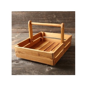 Cesta de almacenamiento de madera ideal para organizar los artículos del hogar en la cocina, el baño y el dormitorio. - Product Image 5