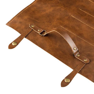 Sac de rangement pour couteaux en cuir avec un look classique, un design durable, une couleur et un logo personnalisables, organisateur de haute qualité pour la sécurité des outils - Product Image 6