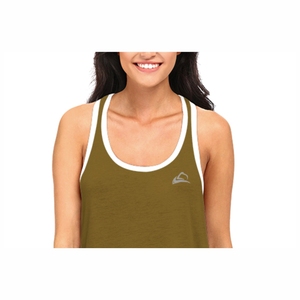 Camiseta sin mangas con logotipo personalizado para mujer, ropa deportiva de punto transpirable, cinta de encaje para entrenamientos informales para correr, venta al por mayor - Product Image 4