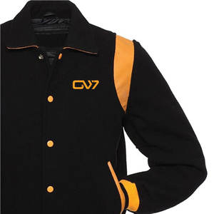 Custom <b>wool</b> men varsity jackets with logo embroidery thick varsity jackets for winter outerwear collections - Product Image 4