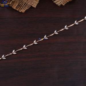 0.68 TDW Marquise Diamond <b>Rose</b> <b>Gold</b> Ring by Labstone Charming Diamond Bracelet EF-VS Colour - Product Image 3