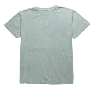 Camisetas de Hombre de Algodón 100%, Estilo Hip Hop, Diseño Nuevo, Lavado Ácido, Logotipo Personalizado, Talla Grande, Secado Rápido, 230g, Vintage - Product Image 1