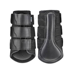 Juego de botas de cepillado de caballos para patas delanteras y traseras, botas de cepillado de diseño duraderas, fáciles de usar y limpias - Product Image 1
