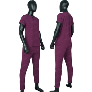 Blaze Fight Comfort & Style Scrubs Enfermera Manga corta Conjuntos de uniformes de hospital Ropa de hospital Premium - Product Image 2