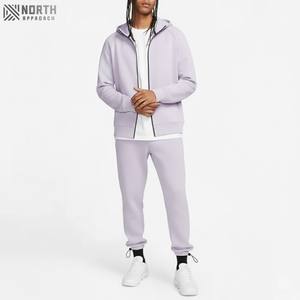 Conjuntos de chándales para hombre, chaqueta y pantalones de manga larga, secado rápido, transpirable, dos piezas, traje térmico para correr, chándales personalizados - Product Image 1