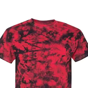 T-shirts personnalisés tie-dye pour hommes avec impression de logo et broderie disponible, manches courtes, vente en gros, coton, streetwear pour l'été - Product Image 4