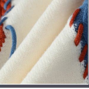 เสื้อกันหนาวแบบเย็บปะติดสำหรับผู้ชาย, ใหม่2025สตรีทแฟชั่นสตรีทไฮสตรีทแฟชั่นฤดูใบไม้ร่วงฤดูหนาว - Product Image 6