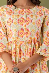 ชุดเดรสโบฮีเมียนทำด้วยมือแบบอินเดียชุดเดรสลำลองพิมพ์ลายดอกไม้สำหรับใส่ได้ทั้งชายและหญิงชุดเดรสผ้าฝ้าย100% สำหรับเป็นของขวัญวันวาเลนไทน์ - Product Image 4