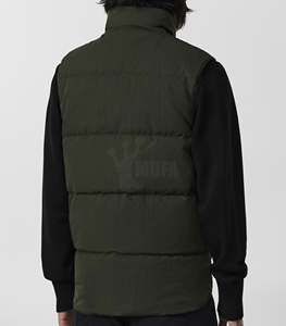 2025 vente chaude personnalisé col rond hommes léger imperméable bouffant gilet respirant vêtements d'extérieur pour l'hiver - Product Image 4