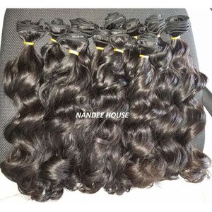 Cheveux humains naturels cambodgiens vietnamiens 9A, ondulés, 8 pouces, bouclés Jerry, ondulations lâches - Product Image 1