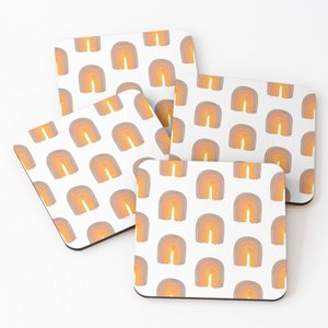 Tapis antidérapants sous-verres anti-dérapants tampons de sublimation protection de table sous-verres napperons produit de dessous de verre en ardoise - Product Image 2