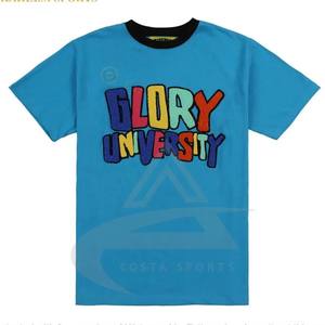 Latest High Quality Men's Casual <b>Smart</b> Shirt Top Trending Chenille Embroidery Round Neck Knitted Fabric 170 GSM Garment Dyed - Product Image 3