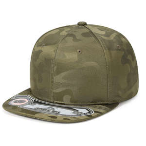 หมวกแก๊ปทรงทรัคเกอร์ลายพรางสไตล์เรโทรสีเขียวมะกอก ปีกแบน ระบายอากาศได้ดี ขายส่ง - Product Image 1