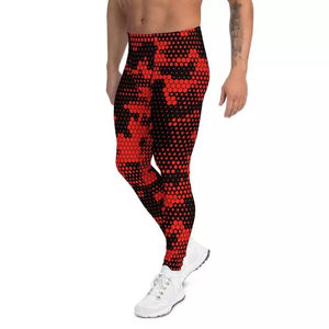 Leggings de sport pour homme à taille haute, sans couture, coupe ajustée, respirants, à séchage rapide, longueur intégrale, très vendus - Product Image 2