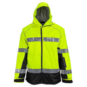 Veste de sécurité haute visibilité imperméable pour travaux routiers, avec bande réfléchissante, vente chaude - Product Image 4
