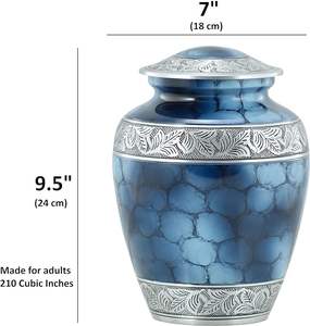 Rich Look Adults Aluminum Cremation <b>Urns</b> - Product Image 2