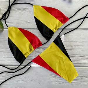 Drapeau australien imprimé Sexy Bikini ensemble pour les femmes évacuation de l'humidité brésilien bas maillot de bain 2 pièces plage maillot de bain - Product Image 4