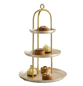 Thiết kế mới nhất Màu bạc Thép không gỉ <span class=keywords><strong>4</strong></span> <span class=keywords><strong>Tier</strong></span> bánh hiển thị máy chủ tùy chỉnh kích thước và hình dạng sô cô la đứng với số lượng lớn - Product Image 4