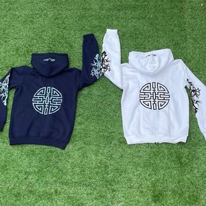 Personalizada de alta calidad nueva moda Otoño con capucha impresa pulóver Casual hombres Sudadera con capucha Hip Hop Sudadera con capucha - Product Image 2