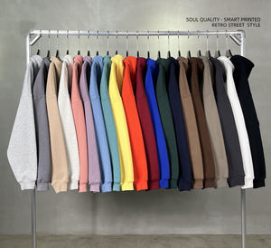 Sudadera con capucha y cremallera completa de peso pesado para hombre OEM 100% algodón básico sudaderas parches bordados diseño lavado ácido personalizado para invierno - Product Image 6