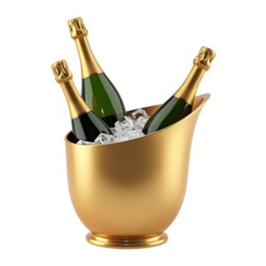 Plain Design Gold Finished Brass <b>Ice</b> <b>Bucket</b> <b>Drink</b> Cooler Pear Shape Wine Cooler for Hotels Parties & Bar Ware Use - Product Image 6