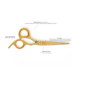 Kit de Barbería Completo, Tijeras para Cortar el Cabello, Navaja, Peines, Herramientas de Aseo, Tijeras de Barbería, Navaja, Peines, Kit para Cortar el Cabello - Product Image 6