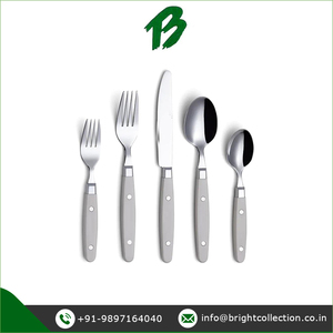 Cubiertos Juego de cubiertos para boda Excelente calidad Acero inoxidable Plata pulida con mango de resina disponible para venta al por mayor - Product Image 2