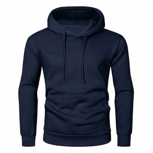 Hoodie surdimensionné élégant pour homme, design vintage délavé avec poche avant, confortable, personnalisable pour l'hiver. - Product Image 1