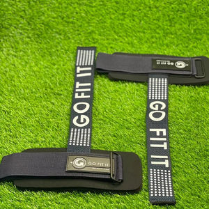 Sangles de musculation en forme de 8, antidérapantes, légères, réglables, en néoprène extensible pour la musculation en salle de sport - Product Image 1