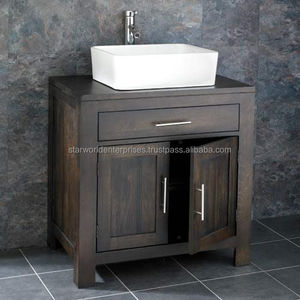 Acacia Wooden Cabinet Storage Furniture Solid Wood Cabinet Handcrafted Cabinet Reclaimed Wood - Product Image 4