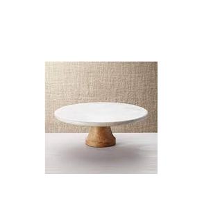 Marble Cake Stand Brass Base <b>for</b> Kitchenware and Restaurants and Bakeware Cake <b>Tools</b> <b>for</b> Handmade Shinny Polished - Product Image 6