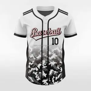 Kaus Bisbol Gaya Baru Kaus Softball Sublimasi Desain Kustom untuk Pakaian Olahraga
