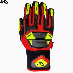 Guantes de protección TPR de cuero genuino de alta calidad al por mayor Guantes de seguridad resistentes a cortes OEM Mejor TPR - Product Image 3