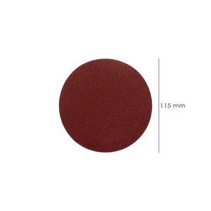 Disco Abrasivo di Ricambio con Velcro per Smerigliatrice O/ 115 mm. Grano 120 (10 Pezzi) - Product Image 2