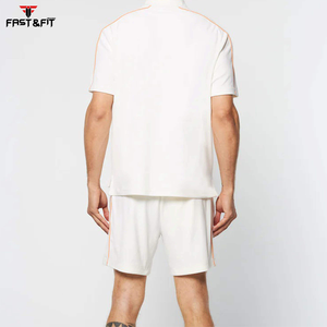 Polo de entrenamiento de manga corta hecho profesional, camiseta Polo, nuevo diseño, polos para hombre, polos de la mejor calidad para hombre - Product Image 5