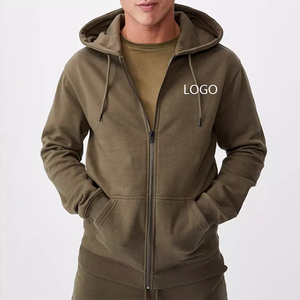 Sudadera con capucha de lágrimas de mezclilla Nueva moda Sudaderas con capucha para hombre Tallas grandes Mangas largas con bolsillos térmicos Slim Fit Patrón sólido Poliéster Otoño - Product Image 1