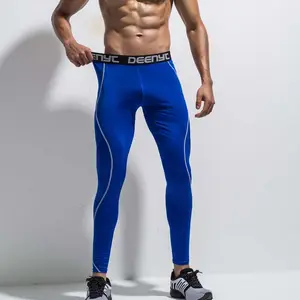 男士跑步紧身裤压缩裤篮球运动裤慢跑运动打底裤运动服男士跑步裤