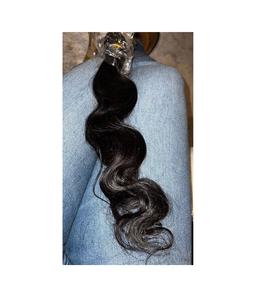 Hamsonhair Vietnam 100% Máquina de extensiones de cabello humano virgen sin procesar Paquete a granel de trama doble Envío gratis a Brasil - Product Image 3