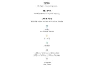 Máquina de Criptomonedas Original Canaan Q OEM DIY - Quiet Home 110V-240V con Cable de Alimentación Original de EE. UU. en Stock en EE. UU. - Product Image 4