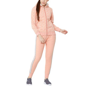 Chándal de algodón 100% para mujer, ropa de entrenamiento a la moda para correr, ropa informal estampada transpirable, chándales para mujer - Product Image 1