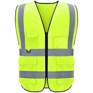 Gilet réfléchissant de sécurité à haute Vis gilet réfléchissant de Construction de sécurité gilet réfléchissant vêtements de travail gilet réfléchissant - Product Image 4