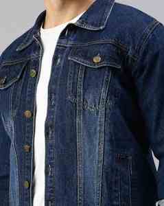 Breathable <b>Men</b> Long Stretch <b>Denim</b> <b>Jacket</b> <b>Men</b> Jean <b>Jacket</b> Cotton Blue Winter Plain <b>Denim</b> <b>Jacket</b> <b>for</b> <b>Men</b> Plus Size - Product Image 6