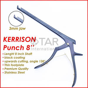 Kerrison Punch Ortopédico Espinal Rongeurs Cirugía de columna vertebral de acero inoxidable de alta calidad Instrumentos médicos ortopédicos profesionales - Product Image 2