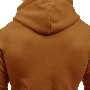 Sweat-shirts d'hiver pour hommes en gros, 100 % coton, respirants, anti-humidité, en polaire, entièrement zippés, brodés, teints unis - Product Image 6